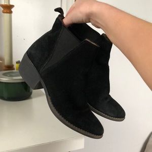 Black ankle boots